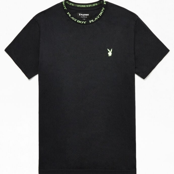Pacsun x Playboy green ringer tee - Picture 2 of 4